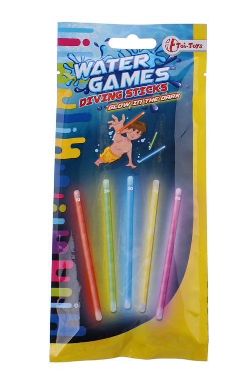 Toi-Toys bâtons pop up lueur dans l'obscurité 5 pièces