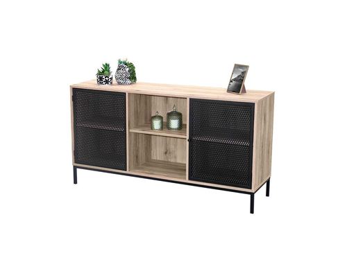 Buffet 2 portes 2 niches Soho - Naturel clair