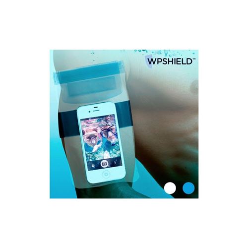 Bitblin Wpshield – Housse étanche pour téléphone portable, Bleu