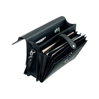 Alassio FORTE - Mallette pour documents - imitation cuir - noir - 1