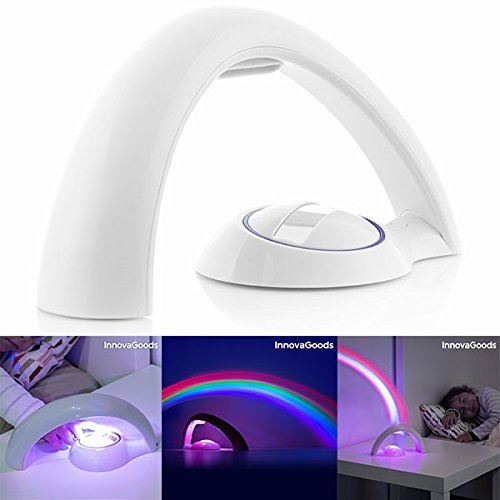 innovagoods projecteur lED rainbow enfant, blanc
