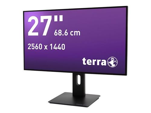 Wortmann TERRA 2766W PV - GREENLINE PLUS - écran LED - 27 - 2560 x 1440 WQHD @ 60 Hz - AH-IPS - 350 cd/m² - 5 ms - HDMI, DVI, DisplayPort - haut-parleurs - noir mat