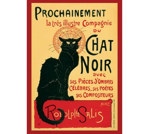 Tournée du Chat noir Poster Grand Format 61 x 91.5 cm