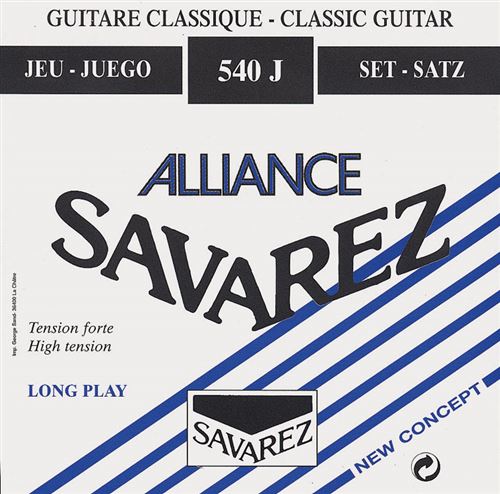 JEU DE CORDES GUITARE SAVAREZ 540 J