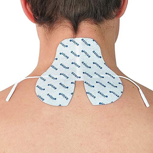 2 électrodes/patchs |électrostimulation NUQUE/CERVICALES| connexion filaire 2mm
