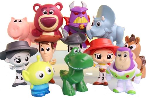 Disney Pixar Toy Story 3 Figurine ALlBiz Woody Jouet 12 pc/Paquet 3-6cm Figurine 3 Ans Jouet d'enfant