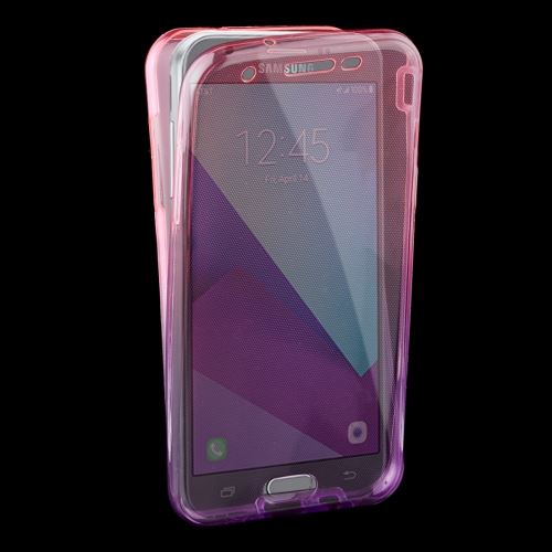 Galaxy J3 (2017) (US Version) Coque Protection TPU Couverture Complète Violet ALS51655