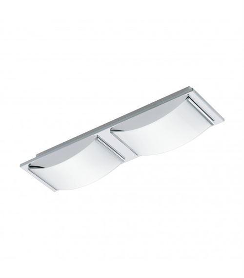 Plafonnier bombé wasao led l42 cm - chrome
