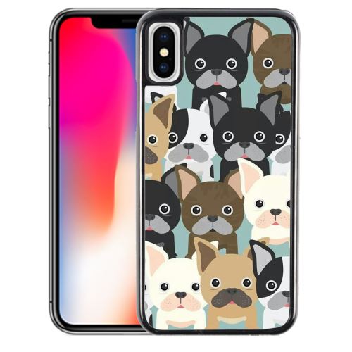 Coque pour iPhone XS bouledogues
