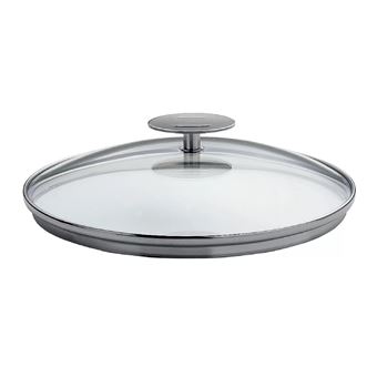 Couvercle en verre Platine pour casserole 24 cm - Cristel - Transparent - Verre - 1