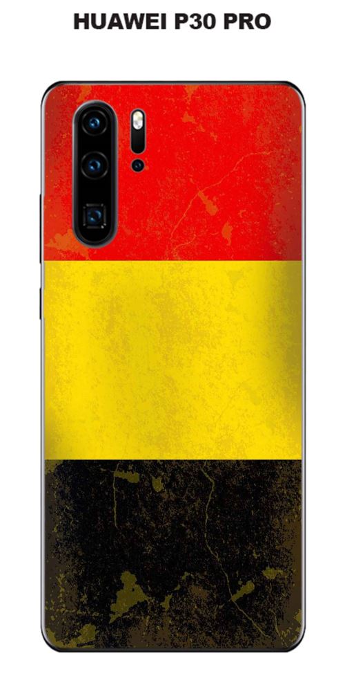 Coque Drapeau Belgique vintage pour Huawei P30 PRO