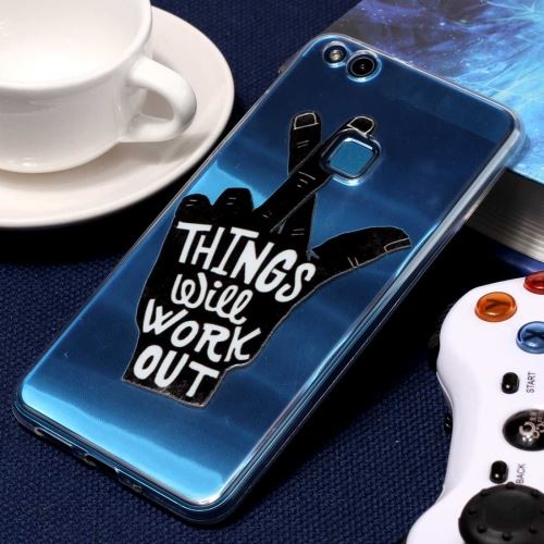 Huawei P10 Lite Coque Protection TPU doigt croisé Main ALS53800