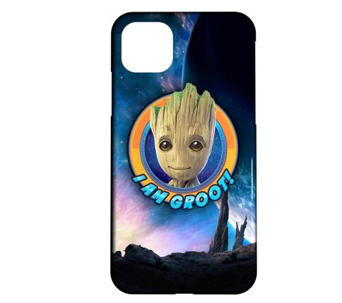 Coque rigide compatible pour iPhone 11 Pro Max Baby Groot Concept Art 03