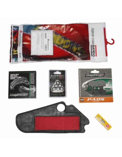 Kit entretien scoot adaptable kymco 50 agility 4t 12 pouces 2006+ -selection p2r-