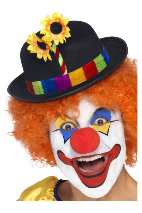 Chapeau de clown avec fleur