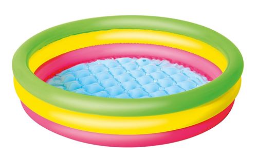 Bestway Multicolore Piscine D'été Gonflable À 3 Anneaux