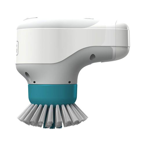 Brosse de nettoyage motorisée - Turbo brosse - Etanche - Autonomie : 3h30-4 piles alcalines incluses - Multi-surfaces