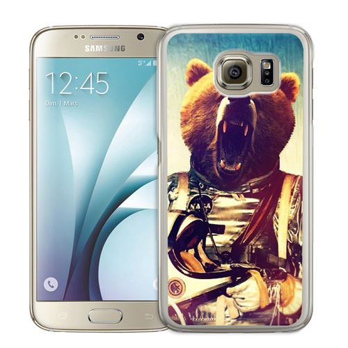 Coque pour Samsung Galaxy S7 Edge astronaute ours