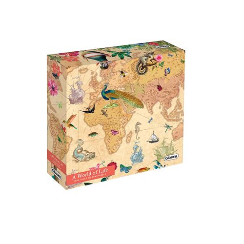 Puzzle 1000 pièces WORLD OF LIFE GIBSONS Multicolore