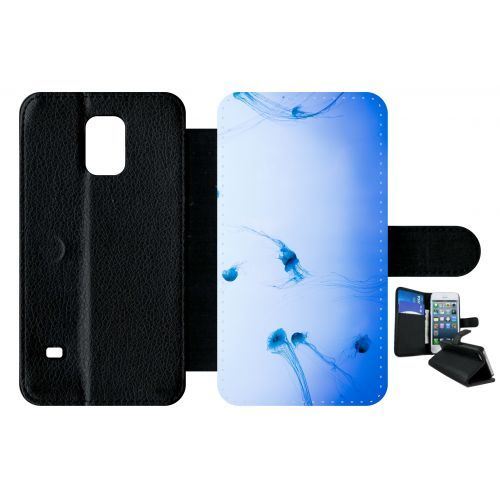 Etui à rabat samsung galaxy s5 meduse dans l'ocean