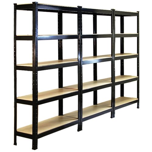 Monster Racking - 3 Rayonnages T-Rax Noirs 75cm x 30cm x 150cm - Image 3