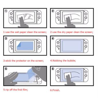 Protège écran VISIODIRECT 2 Verre pour Nintendo Switch Oled 7
