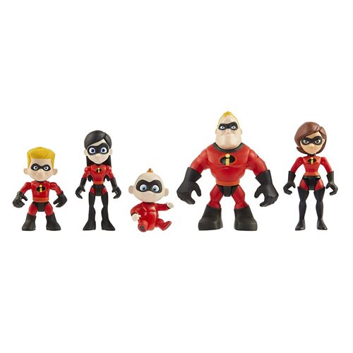 Disney Incredibles 2 Junior Supers Junior 3-Inch Figure Family Pack