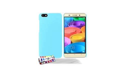 Coque rigide Le Pearls Bleu lagon + 3 Films HUAWEI HONOR 4X