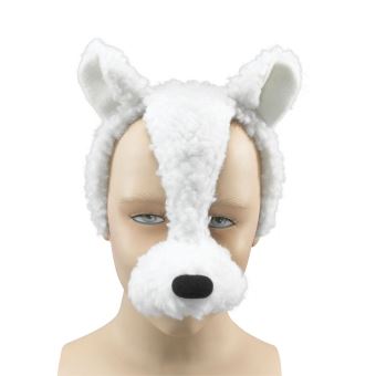 Bristol Novelty EM402 Masque Triste Théâtral, Blanc