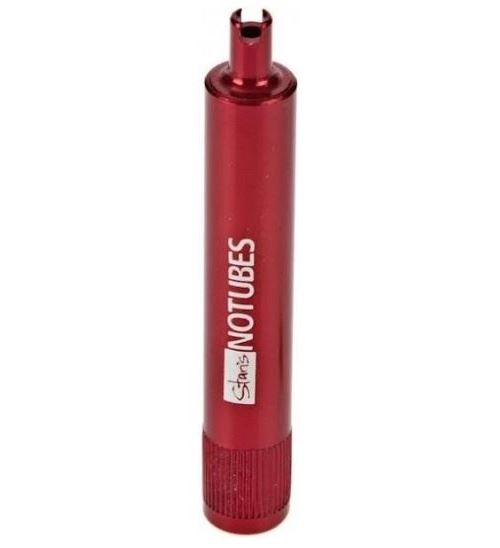 No Tubes coeur de soupape de frein Punch 65 mm rouge aluminium