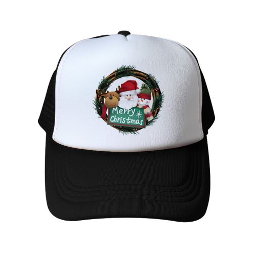 Casquette Chapeau de noël pour Enfant Unisexe - Noir&Blanc #1