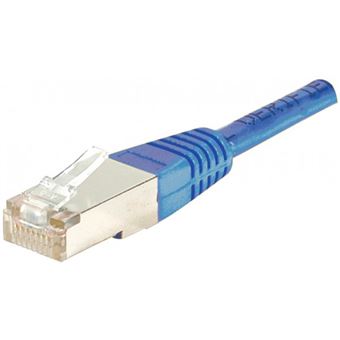 CONECTICPLUS Câble ethernet cat6 30m surblindé bleu - 1