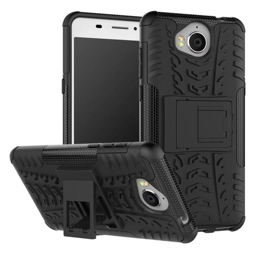 Coque Anti Choc Pour Huawei Y6 2017 Modèle Spider - Noir