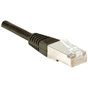 Câble Ethernet RJ45 5m Cat 5e FTP simple blindage => Livraison 3h gratuite*  @ Click & Collect Magasin Paris République