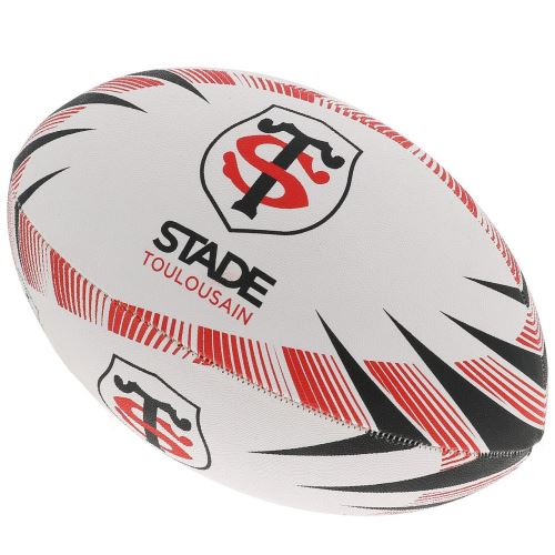 Ballon de rugby Gilbert Toulouse stade toulousain Blanc taille : UNI réf : 54561