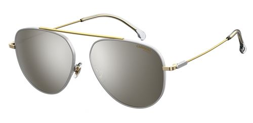 Carrera Eyewear lunettes de soleil 188/S unisexe argent/or avec verres gris