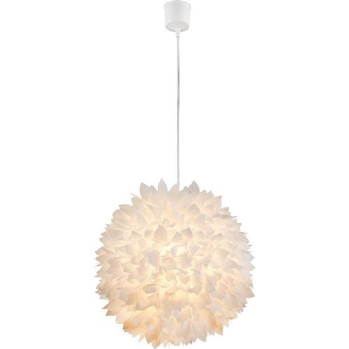 Globo lighting suspension plastique - diametre 40 cm - hauteur 130 cm - blanc 21427