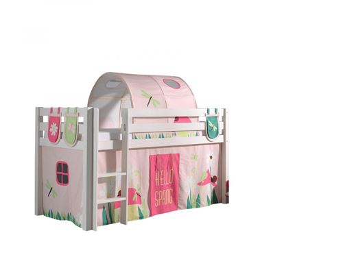 Non Communiqué Multicolore Vipack Pino Lit Sureleve Pin Massif Avec Sommier Blanc Spring - Image 1