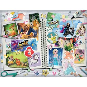 Puzzle 2000 pièces Nathan Scrapbooking Disney
