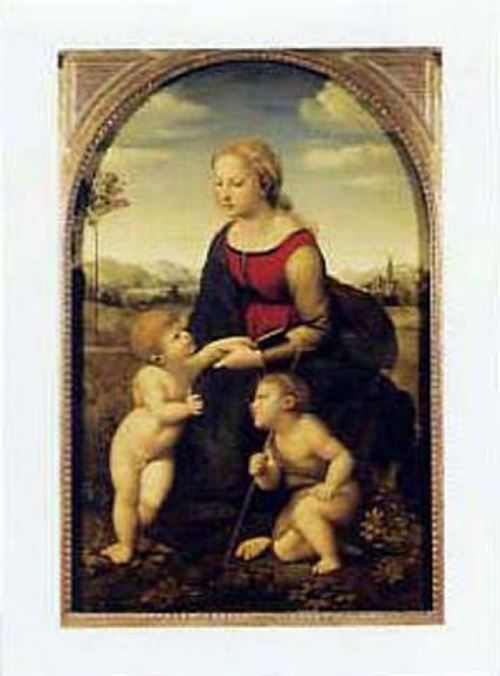 Raphaël Poster Reproduction - Madonna Col Bambino (80x60 cm)