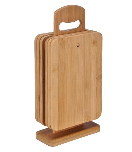 7 pièces. Bambou Kit Planches de cuisine Planches à découper