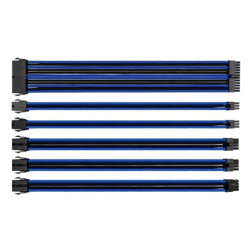 Thermaltake AC-035-CN1NAN-A1 TtMod Câble avec manchon Noir/Bleu