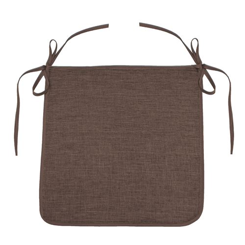 Galette 40 x 40 x 3.5 cm chambray uni newton Choco