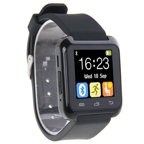 Montre Connectée Smartphone Android Kit Mains Libres Bluetooth Ecran 1.5' Noir - YONIS