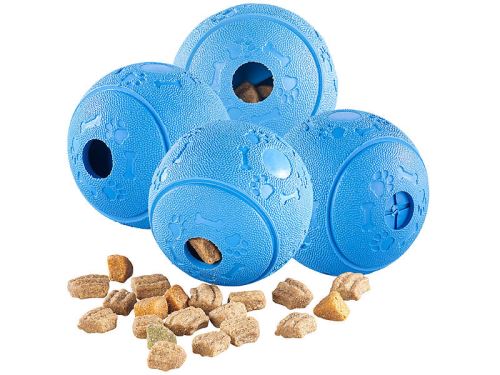 Meilleurs prix pour SweetyPet : 4 balles à nourriture pour chien, en caoutchouc naturel