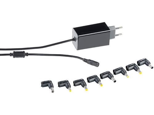 Mini adaptateur secteur universel 60 W pour Notebook - 8 connecteurs