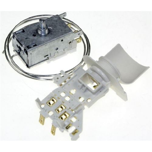 Thermostat + Support Lampe En Remplacement Thermostat A130681R pour Refrigerateur Whirlpool