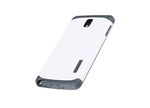 Coque Rock hybride bi-matières pour Galaxy Note 3 Active Série Shield Outdoor blanc gris