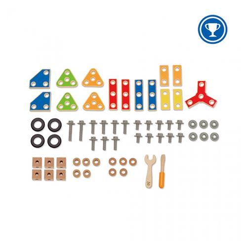 Hape - e3081 - jeu d'imitation bricolage en bois - set de construction expert