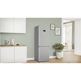Réfrigérateur Combiné Bosch Série 4 KGN367LDF - 321L - No Frost - Inox - 186x60 Cm